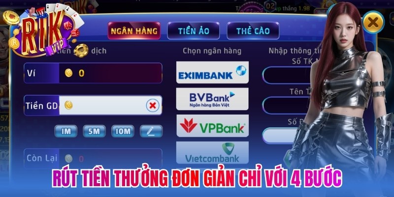 Trang chủ 18 Rút tiền thưởng đơn giản chỉ với 4 bước